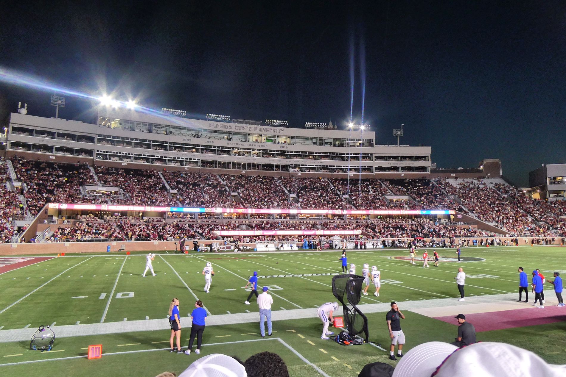 Doak Campbell Stadium on game night