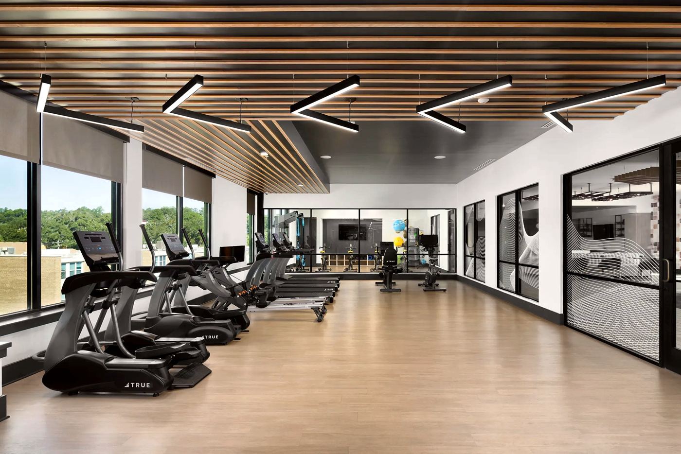 24-hour fitness center