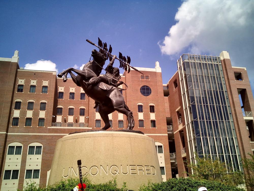 The Unconquered statue