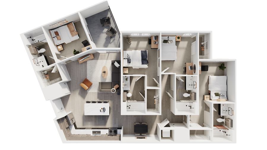 Floor plan D4