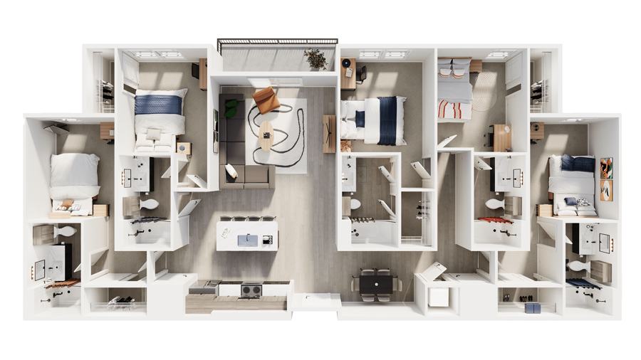 Floor plan E1